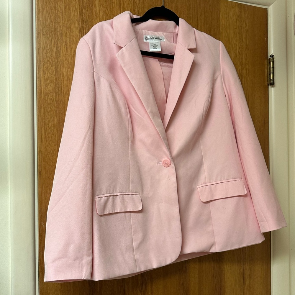 Pink blazer